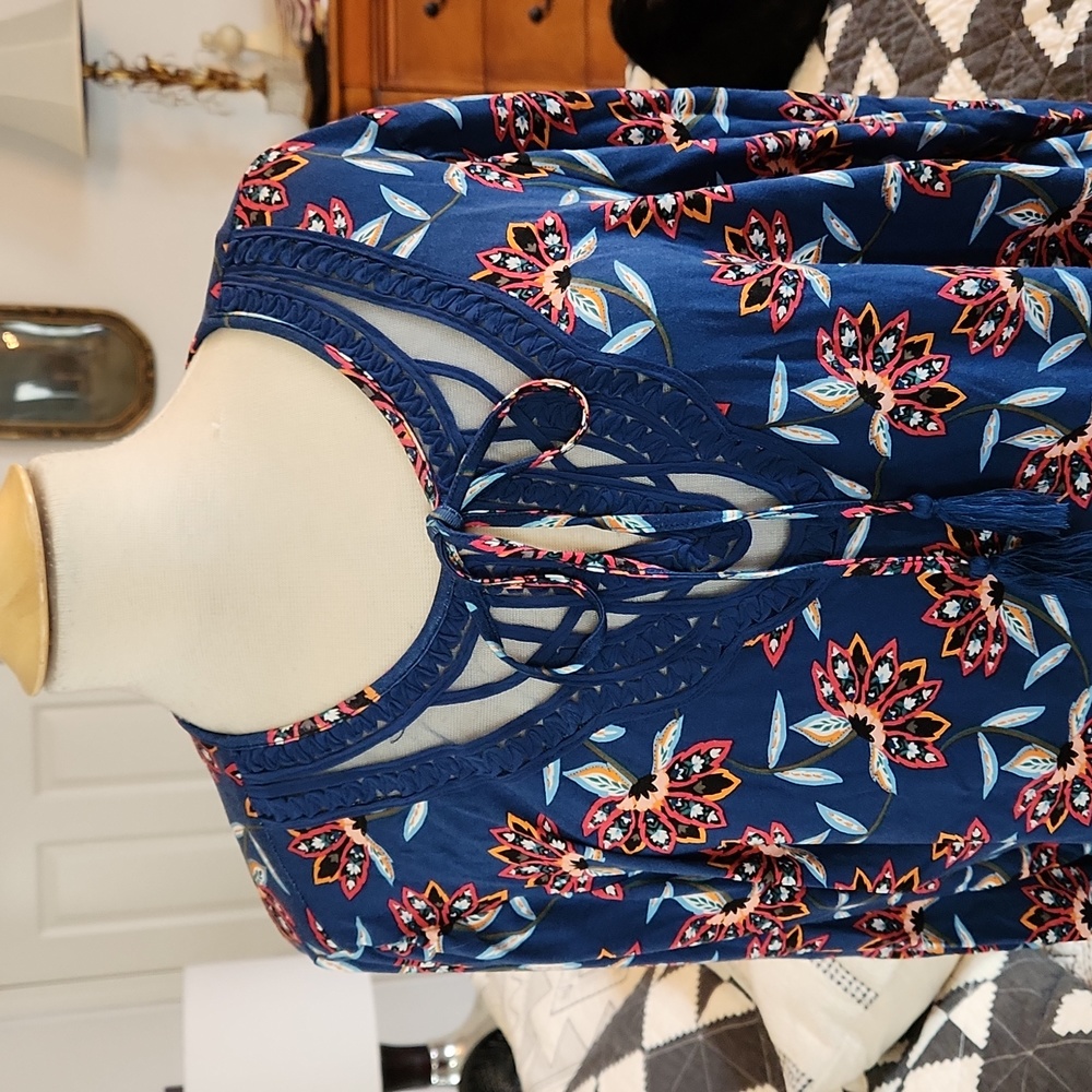 Daniel Rainn plus size womens 3/4 sleeve blouse- size 3x